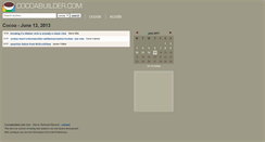 Desktop Screenshot of cocoabuilder.com